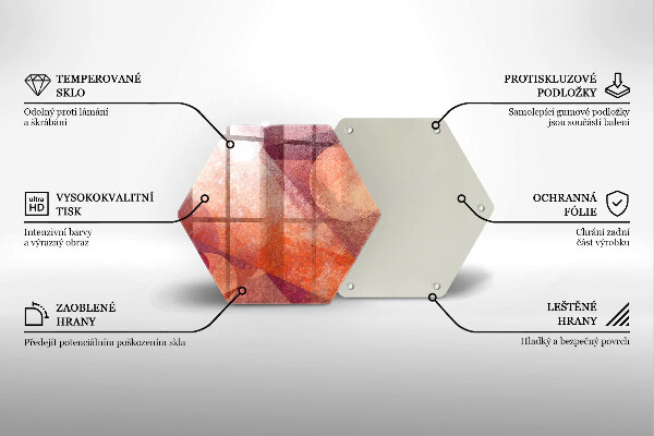 Tocător sticlă Artă abstractă