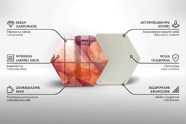 Tocător sticlă Artă abstractă