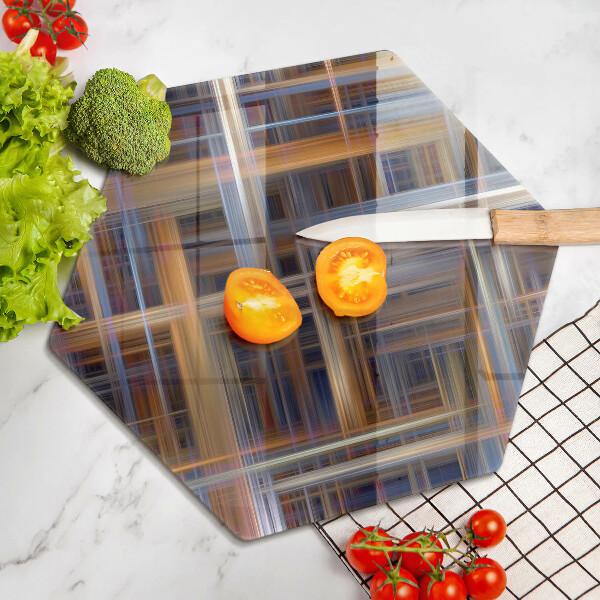 Tocător sticlă Linii abstracte de vopsea