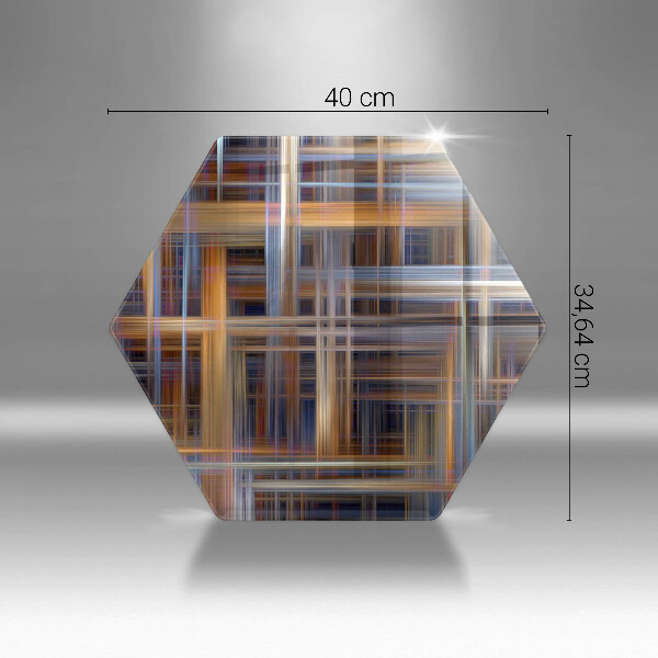 Tocător sticlă Linii abstracte de vopsea