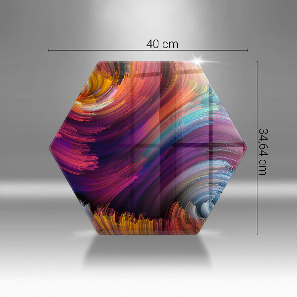 Tocător sticlă Evidențieri colorate