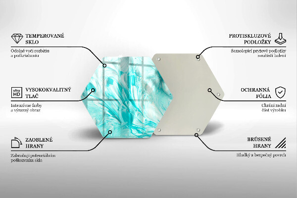 Tocător sticlă Vopsele de abstractie