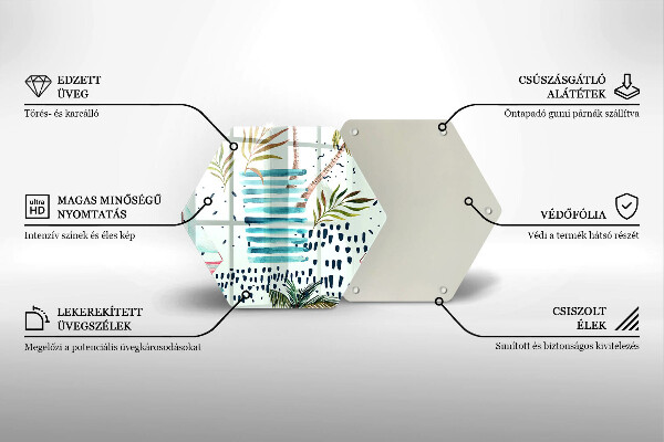 Tocător sticlă Ilustrații de vacanță