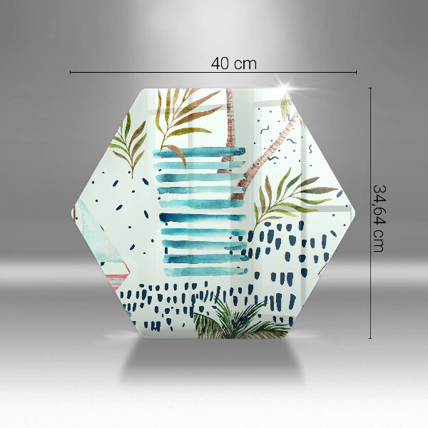 Tocător sticlă Ilustrații de vacanță