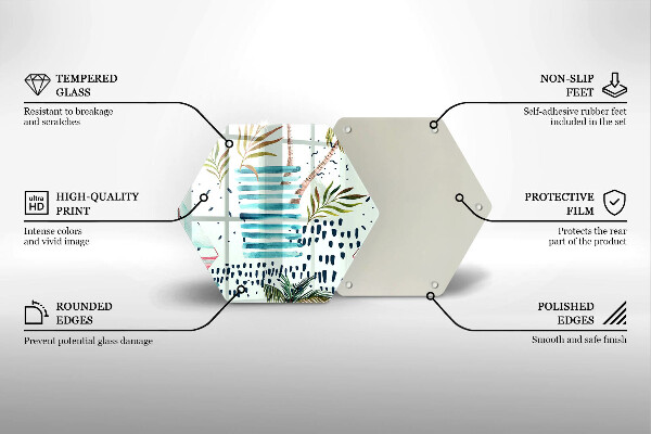 Tocător sticlă Ilustrații de vacanță