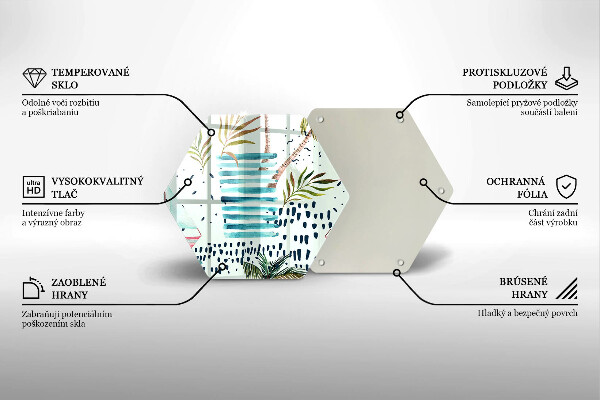 Tocător sticlă Ilustrații de vacanță