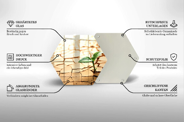 Tocător de bucătărie O plantă singuratică