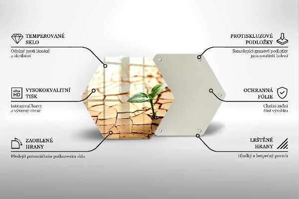 Tocător de bucătărie O plantă singuratică