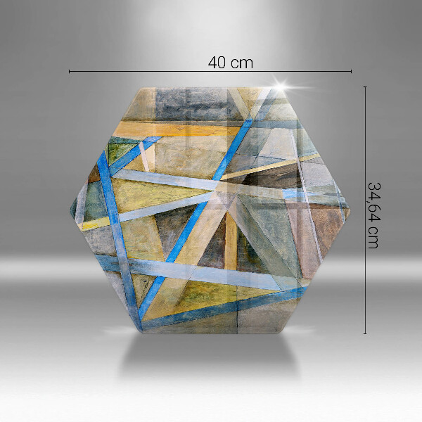 Tocător de bucătărie Abstracția liniilor pictate