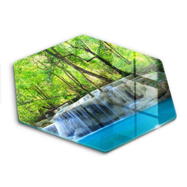 Tocător de bucătărie Cascada în pădure