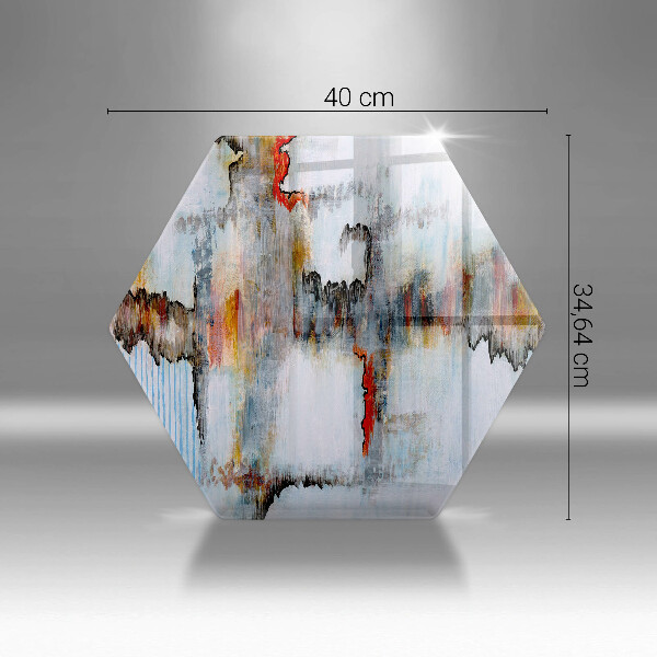 Tocător de bucătărie Vopsele de abstractie