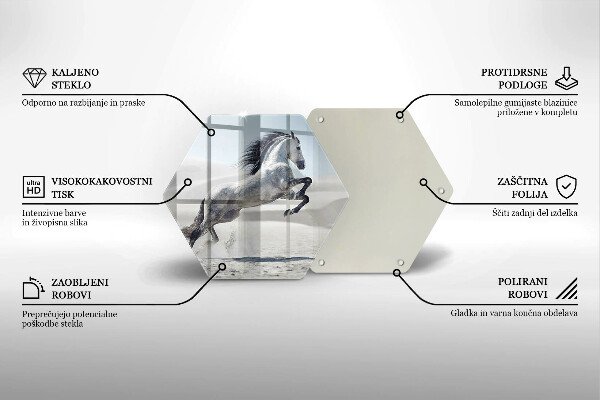 Tocător de bucătărie Călărețul alb