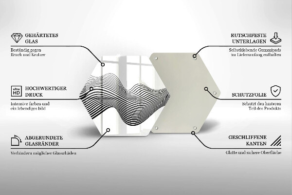Tocător sticlă Abstracția liniară