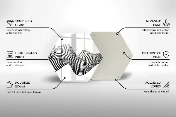 Tocător sticlă Abstracția liniară