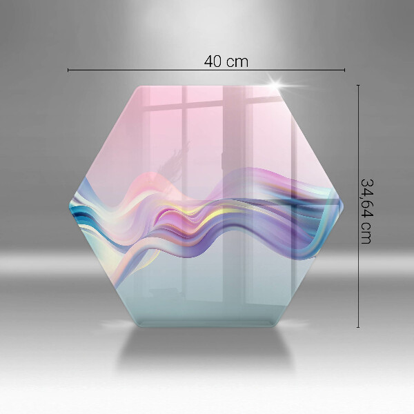 Tocător sticlă Abstracția pastelului