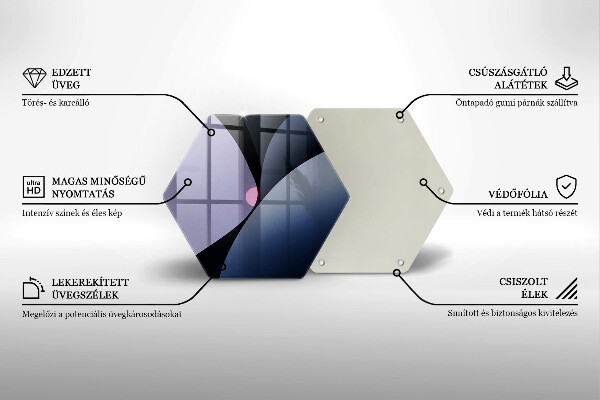 Tocător de bucătărie Forme abstracte