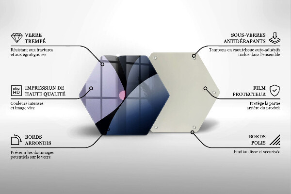 Tocător de bucătărie Forme abstracte
