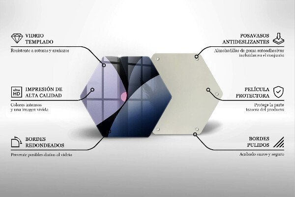 Tocător de bucătărie Forme abstracte