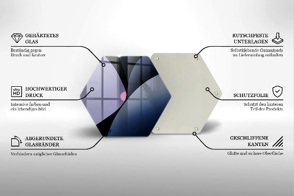 Tocător de bucătărie Forme abstracte