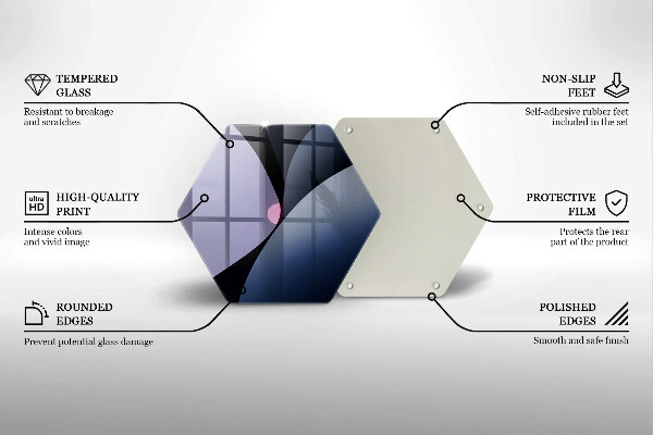 Tocător de bucătărie Forme abstracte