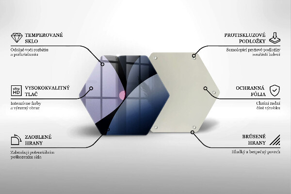 Tocător de bucătărie Forme abstracte