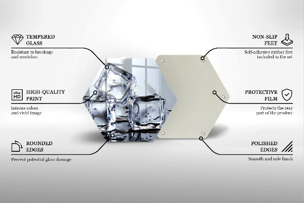 Tocător de bucătărie Cuburi de gheata