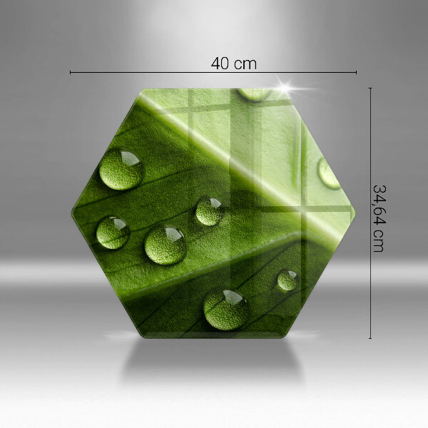 Tocător de bucătărie Natură rouă și frunze