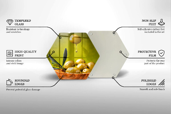 Tocător de bucătărie Măsline gustoase