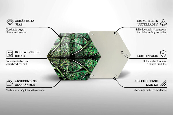 Tocător de bucătărie Structura nervurii frunzei
