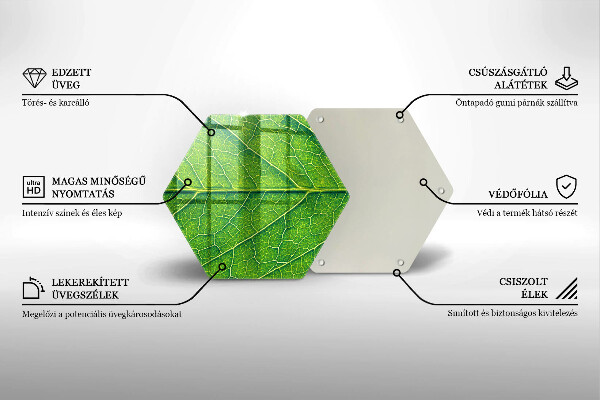 Tocător de bucătărie Venele frunzelor naturii