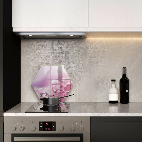 Tocător de bucătărie Petale de flori de rouă