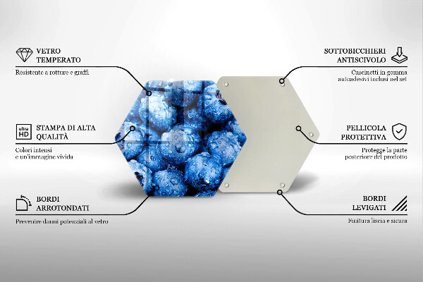 Tocător de bucătărie Afine suculente