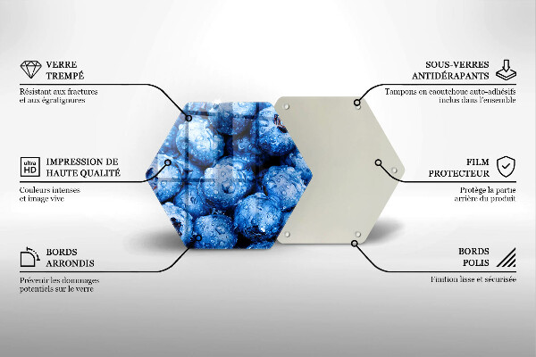 Tocător de bucătărie Afine suculente