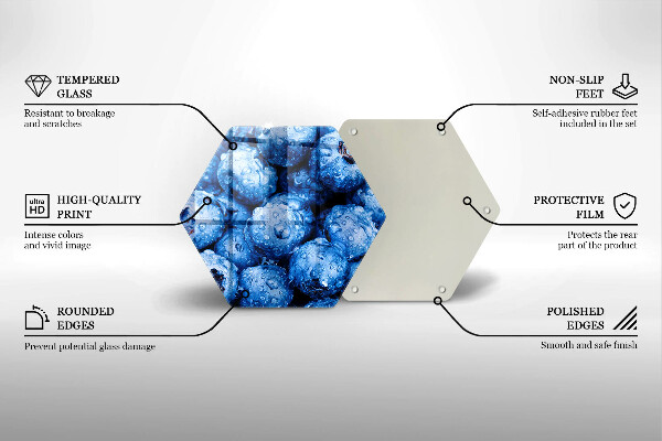 Tocător de bucătărie Afine suculente