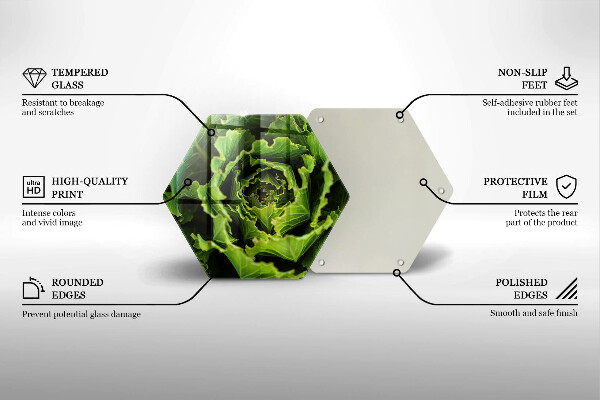 Tocător de bucătărie Mănâncă frunze de salată