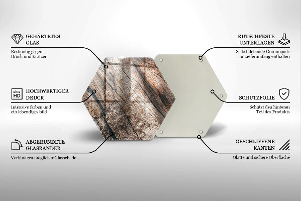 Tocător de bucătărie Structura din lemn