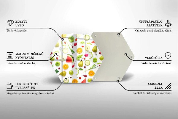 Tocător de bucătărie Model de fructe și legume