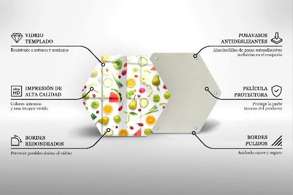 Tocător de bucătărie Model de fructe și legume