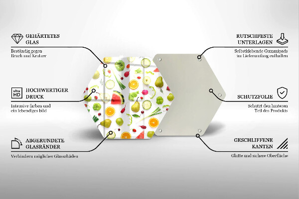 Tocător de bucătărie Model de fructe și legume