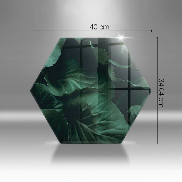 Tocător de bucătărie Frunze sălbatice întunecate