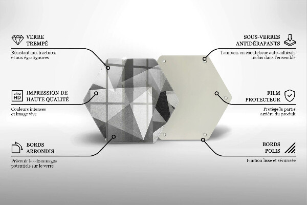 Tocător de bucătărie Abstracție ascuțită concretă