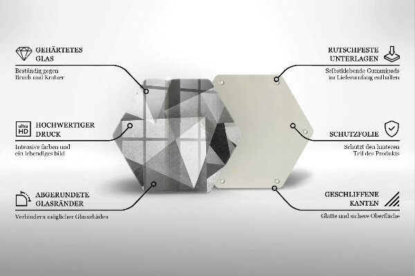 Tocător de bucătărie Abstracție ascuțită concretă