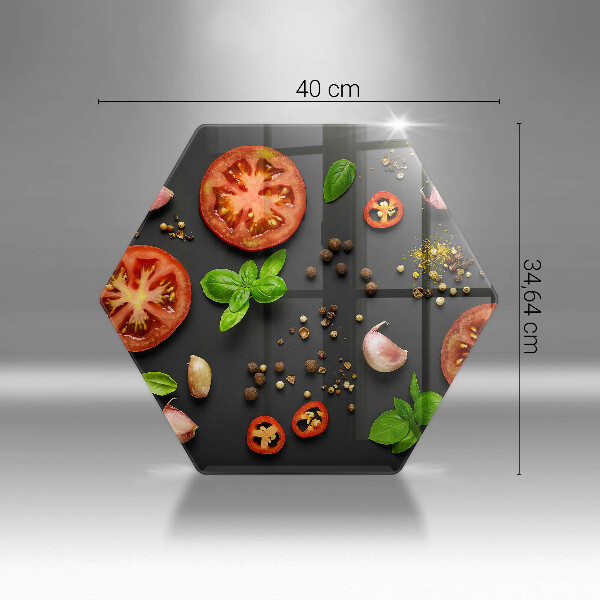 Tocător de bucătărie Roșii și condimente