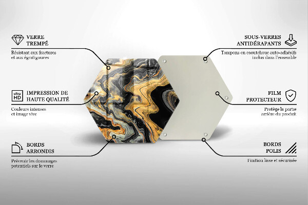 Tocător sticlă Structura abstractă