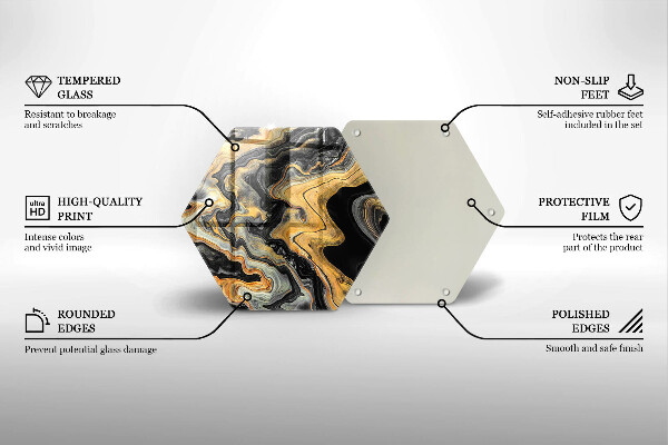 Tocător sticlă Structura abstractă