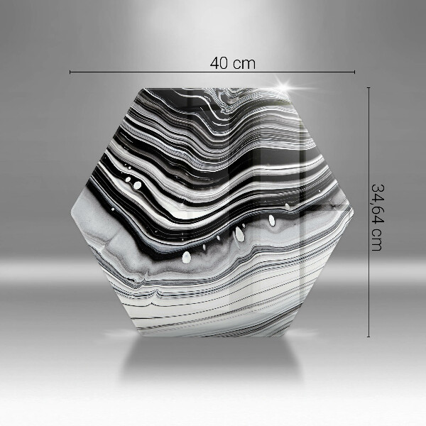 Tocător sticlă Abstracția cernelii