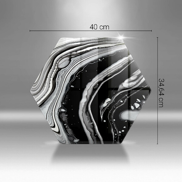 Tocător sticlă Abstracția cernelii