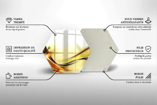 Tocător de bucătărie Linii abstracte de lumină
