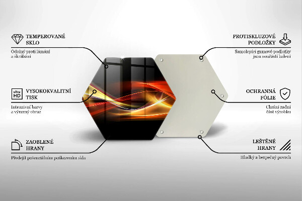 Tocător de bucătărie Fum și lumină abstracte