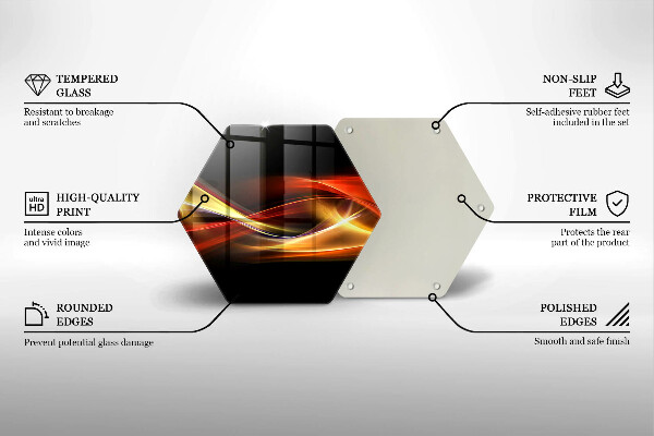 Tocător de bucătărie Fum și lumină abstracte